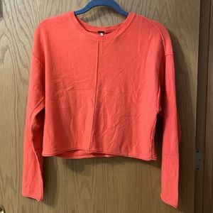 Free People Crop Cashmere Sweater